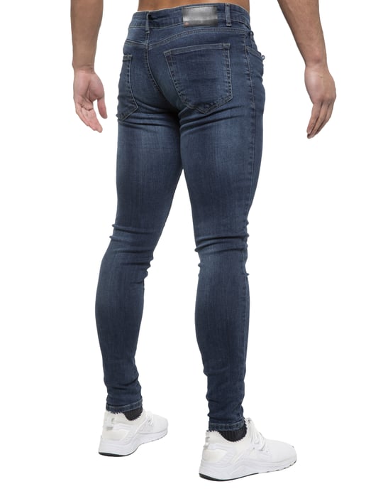 ETO | Herren Designer Slim Skinny Fit Stretch Jeans - Image 3