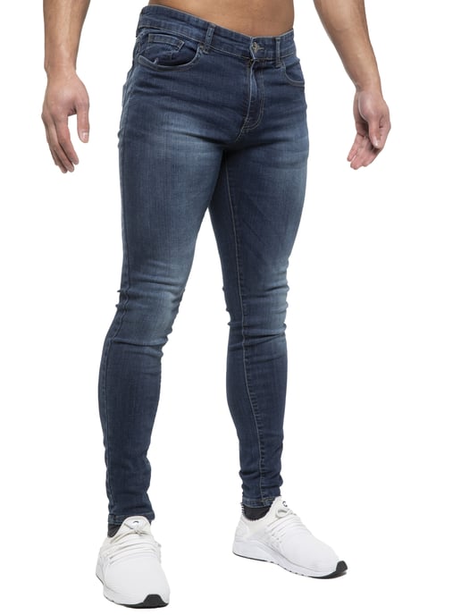 ETO | Herren Designer Slim Skinny Fit Stretch Jeans - Image 4