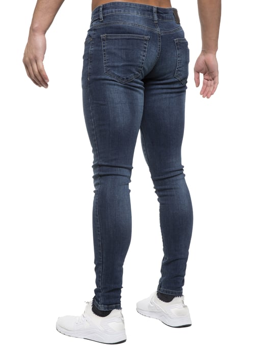 ETO | Herren Designer Slim Skinny Fit Stretch Jeans - Image 5