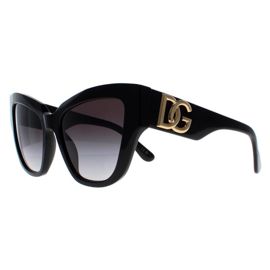 Dolce & Gabbana Cat Eye Damen Schwarz Grau Farbverlauf DG4404 - Image 2