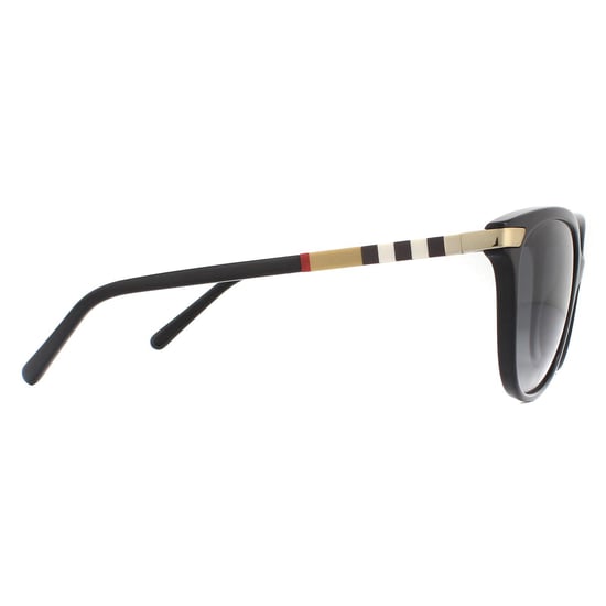 Lunettes De Soleil Burberry BE4216 3001T3 Dégradé Gris Noir Polarisé - Image 4