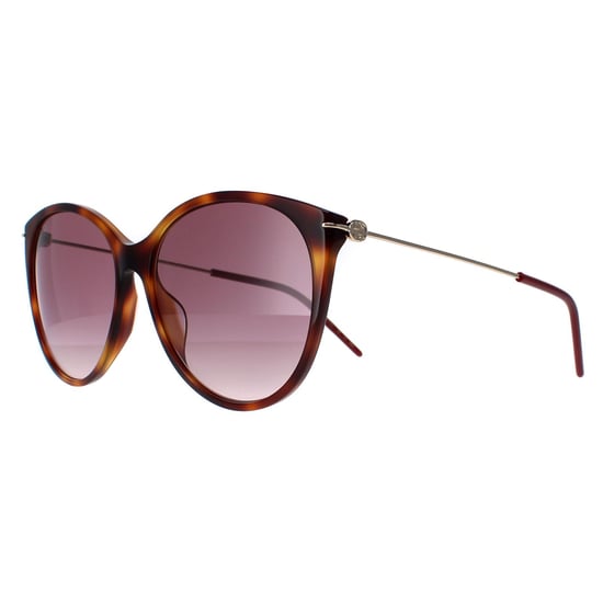 Gucci Cat Eye Damen Havanna Gold Rot Farbverlauf GG1268S - Image 2