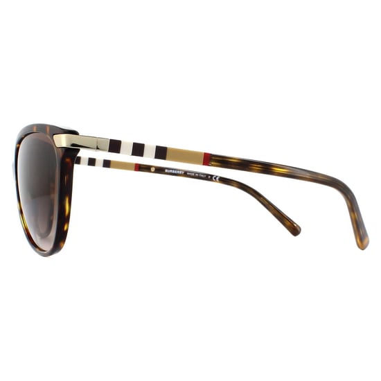 Burberry Lunettes De Soleil BE4216 300213 Sombre Havana Avec Dégradé Brun En Or - Image 3