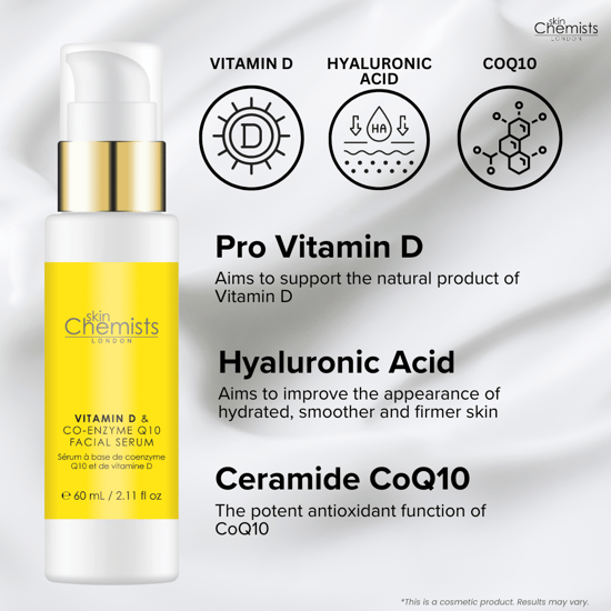 skinChemists Vitamin-D-Coenzym Q10 & Vitamin-D-Anti-Aging-Serum 50 ml - Image 2