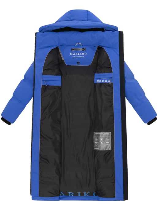 Marikoo Damen Winter Steppmantel Tikoraa mit abnehmbarer Kapuze - Image 6