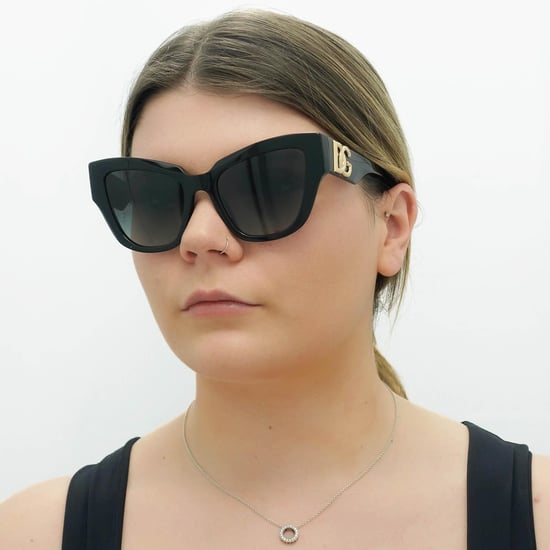 Dolce & Gabbana Cat Eye Damen Schwarz Grau Farbverlauf DG4404 - Image 5