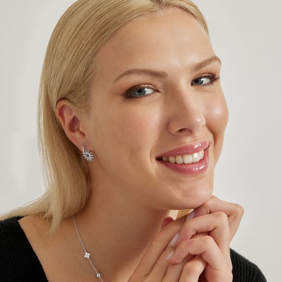 Luxenter Nainne Halskette, rhodiniert - Image 3