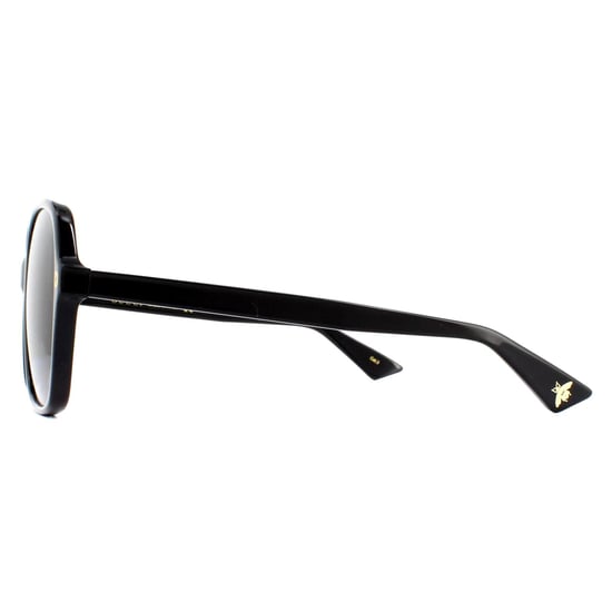 Gucci Square Womens Schwarz Grau Gradient Sonnenbrille - Image 3