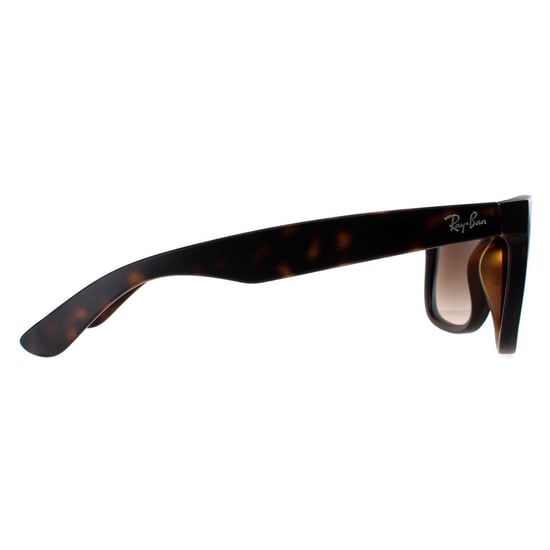 Ray-Ban Sonnenbrille Justin 4165 Gummi Hell Havanna Braun Gradient 710/13 - Image 4