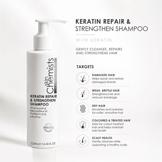 skinChemists Keratin Reparatur & Stärkung Shampoo 250 ml - Image 3