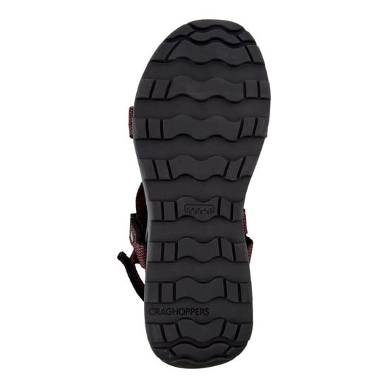 Craghoppers Herren Locke Sandalen (Dunkelgrau/Pompejanisch Rot) - Image 2