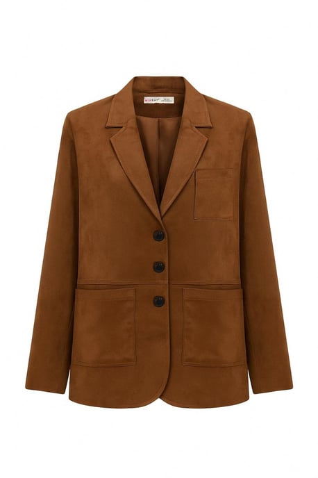 Faux-Suede-Blazer - Image 2