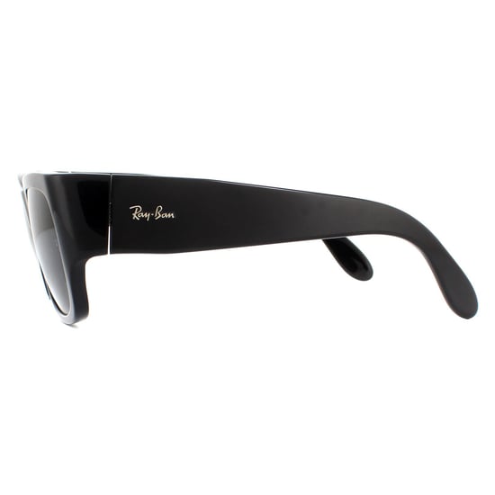 Ray-Ban Lunettes De Soleil Nomad RB2187 901/31 Brillant Noir Vert G-15 - Image 3