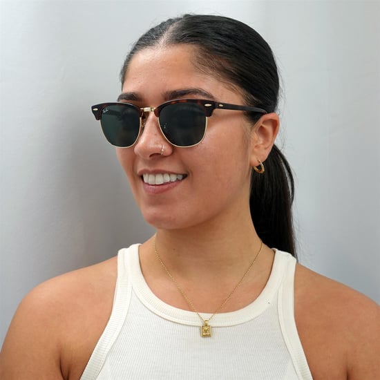 Ray-Ban Runde Unisex-Sonnenbrille Havanna Grün - Image 6