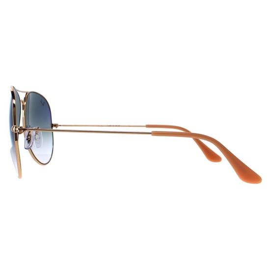 Ray-Ban Aviator Unisex Gold Gradient Hellblaue Sonnenbrille - Image 3