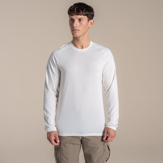 Craghoppers - "Nour" T-Shirt für Herren, Nosilife, Langärmlig (Segelweiß) - Image 4