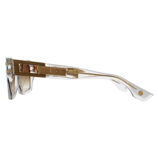 Dita Rectangle Unisex Crystal Clear Gelbgold Dunkelbraun bis Klar Gradient Grandmaster Seven - Image 3