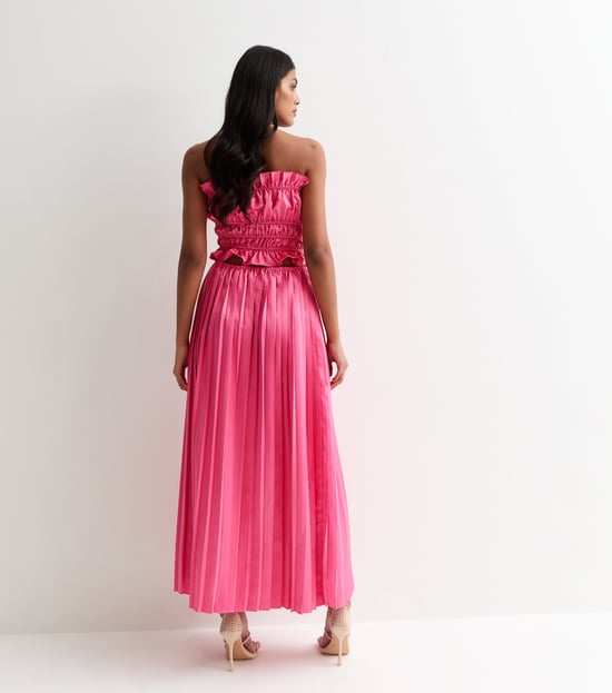 Rosa Faltenrock Maxi Rock - Image 4
