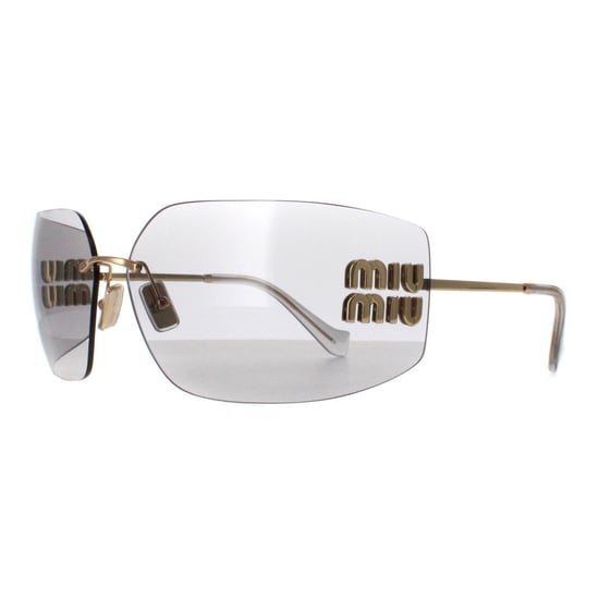 Miu Miu MU54YS 5AK30B Gold hellgrau Sonnenbrille - Image 2