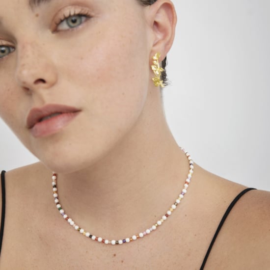 Luxenter Multicolor Kristall-Halskette aus 18K Gelbgold - Amio - Image 2