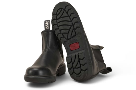 Rossi 301 Endura Chelsea-Stiefel aus schwarzem Leder - Image 4