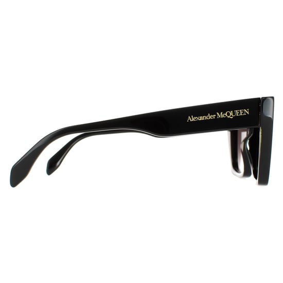 Alexander McQueen Cat Eye Damen Schwarz Grau AM0299S - Image 4