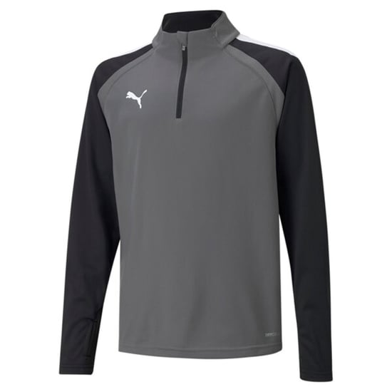 Puma TeamLiga Kinder Graues Fußballtrikot - Image 1