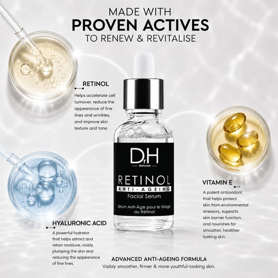 Dr H Anti-Aging Retinol Gesichtsserum 30 ml - Image 3