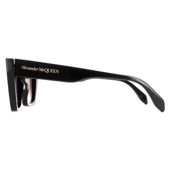 Alexander McQueen Cat Eye Damen Schwarz Grau AM0299S - Image 3
