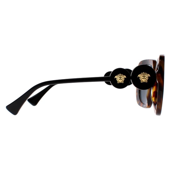 Versace Square Damen Hell Havanna Dunkelgrau VE4434 - Image 4