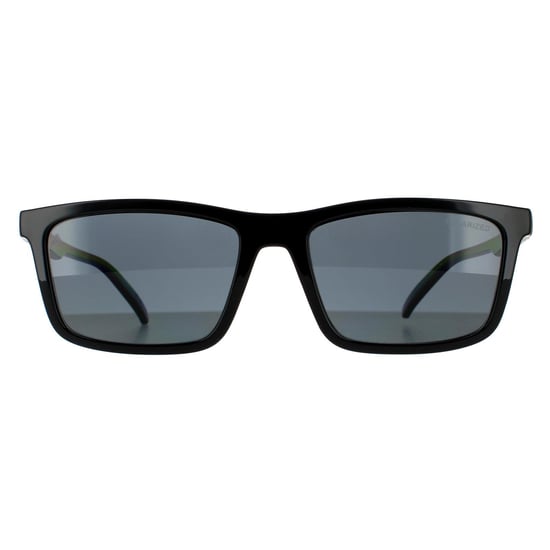 Arnette Rectangle Mens Shiny Black Clear Sonnenbrille - Image 5