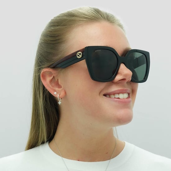 Gucci Square Womens Havanna Schwarz Grau GG1300S - Image 5