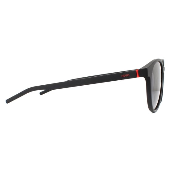Hugo by Hugo Boss Runde Mens Matte Schwarz Grau Sonnenbrille - Image 4