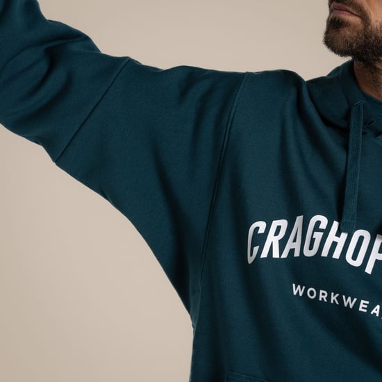 Craghoppers - "Workwear Oulston" Kapuzenpullover für Herren (Dunkles Ägäisblau) - Image 6