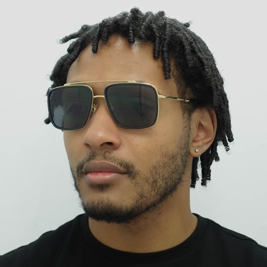 Dolce & Gabbana Sonnenbrille DG2220 02/81 Gold und Schwarz Braun Gradient Polarisiert - Image 5