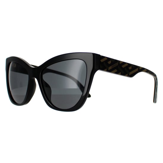Versace Cat Eye Womens Schwarz Muster Dunkelgrau VE4417U - Image 2