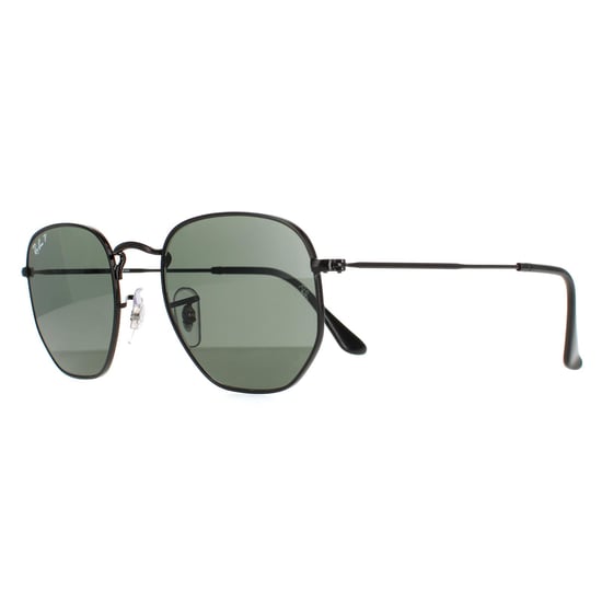 Ray-Ban Square Unisex poliert schwarz/grün polarisiert hexagonal RB3548N Sonnenbrille - Image 2