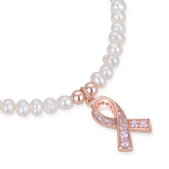 Luxenter Sterling Silber 925 Halskette mit 18K rose vergoldeter weißer Perle - Kael - Image 6