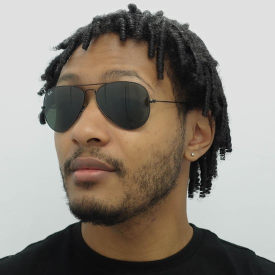 Ray-Ban Sonnenbrille Aviator 3025 L2823 Schwarz Grün - Image 6