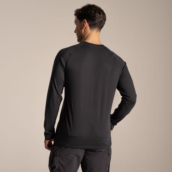 Craghoppers - "Nour" T-Shirt für Herren, Nosilife, Langärmlig (dunkeles Eisen) - Image 3