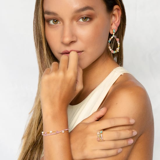 Luxenter 925 Sterling Silber Armband mit rosa Kristall in 18K Gelbgold - Rius - Image 2