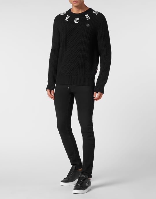 Rundhalspullover Monogram - Image 3