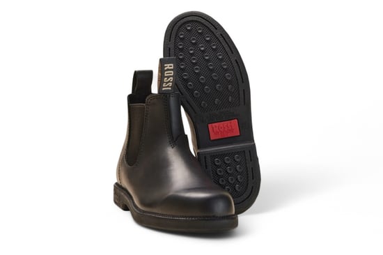 Rossi 607 Booma Chelsea-Stiefel aus schwarzem Leder - Image 4