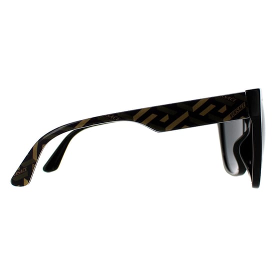 Versace Cat Eye Womens Schwarz Muster Dunkelgrau VE4417U - Image 4