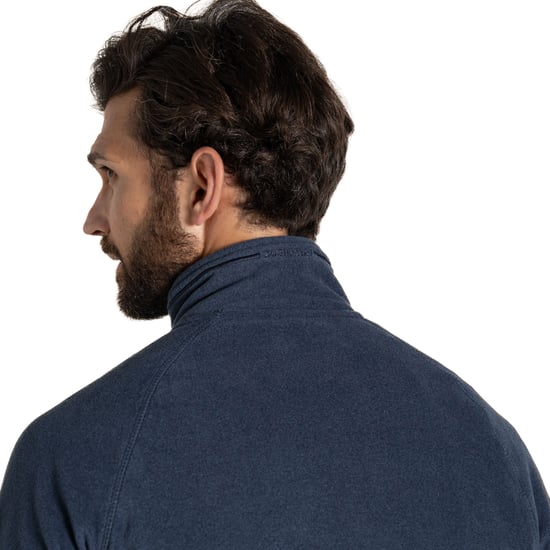 Craghoppers Mens Corey VI Hälfte Zip Fleece Top (Marine Mergel) - Image 4
