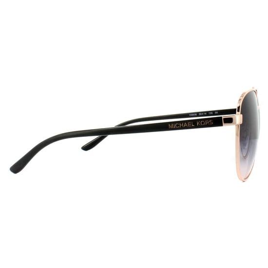 Michael Kors Aviator Womens Rose Gold Braun Gradient Sonnenbrille - Image 4