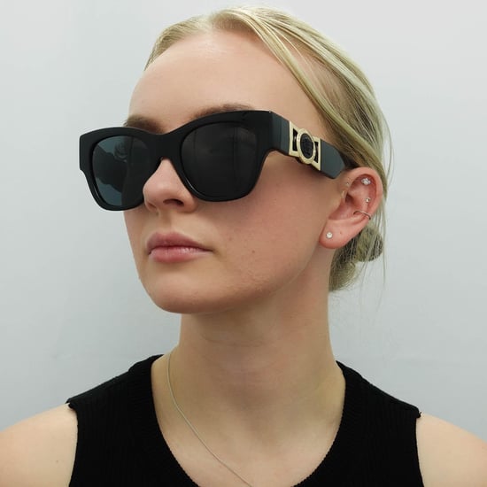 Versace Cat Eye Womens Schwarz Dunkelgrau VE4415U - Image 5