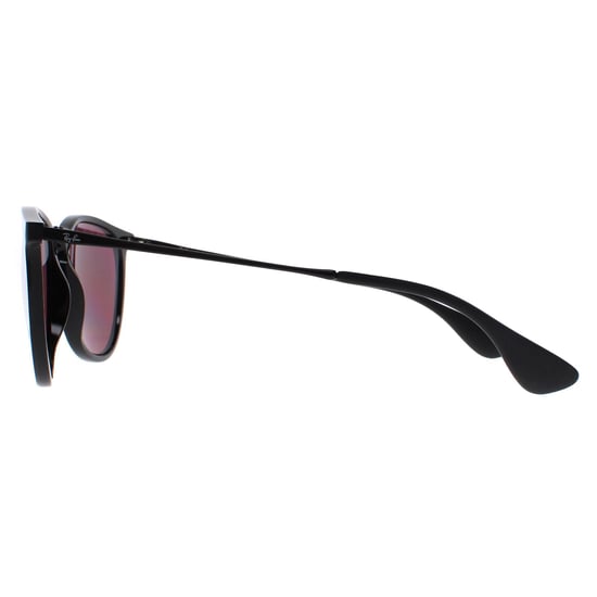 Lunettes De Soleil Ray-Ban Erika 4171 601/5Q Miroir Violet Noir Polarisé - Image 3