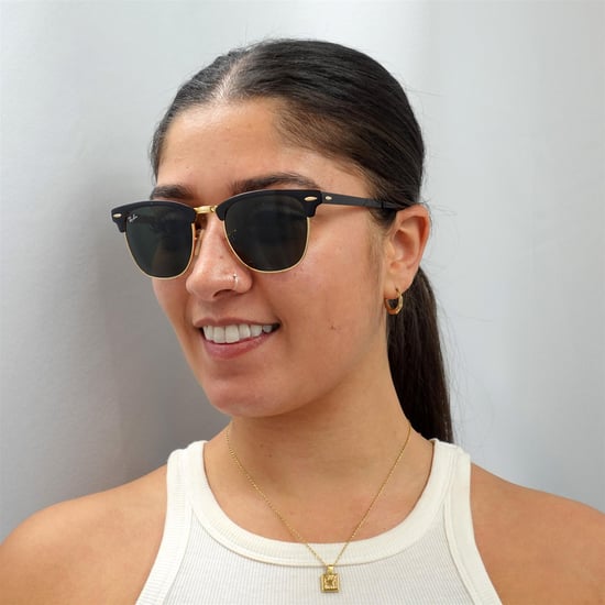 Ray-Ban Sonnenbrille Clubmaster Metall RB3716 187 Gold Top auf schwarz grün - Image 6
