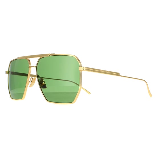Bottega Veneta Carré Femmes Gold Green BV1012S - Image 2